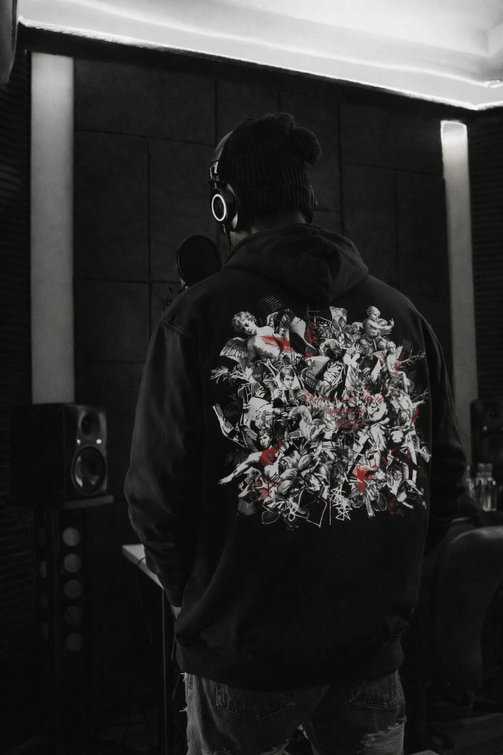 Eternal Bloom Graphic Hoodie - Premium Floral Back Print Streetwear