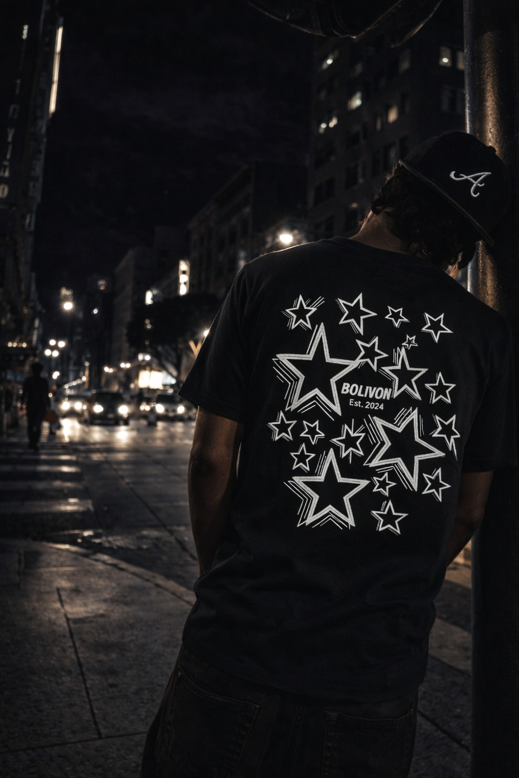 Star Cluster Tee — Bolivon Studios Y2K Back-Print Graphic T-Shirt