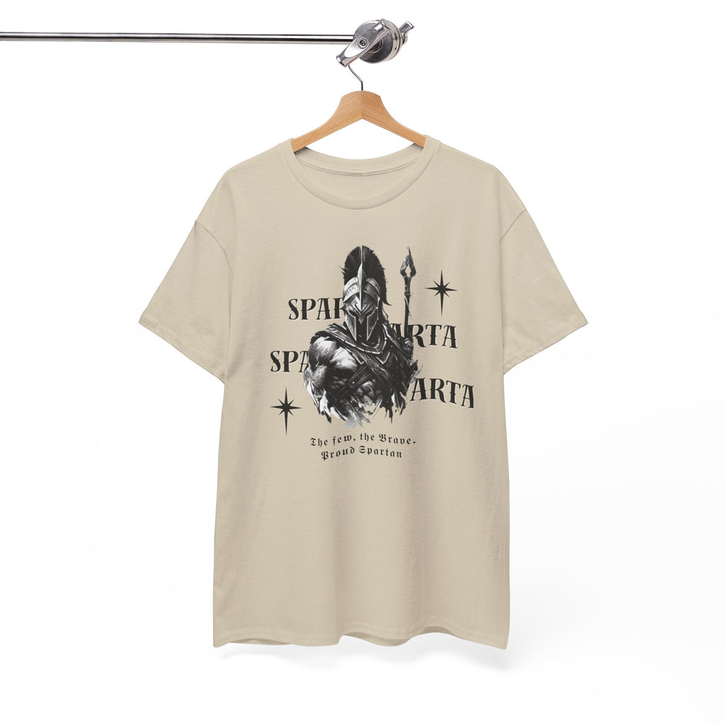 Sparta Warrior T-Shirt — "Sparta" Graphic Spartan Helmet & Spear Tee | Premium Streetwear