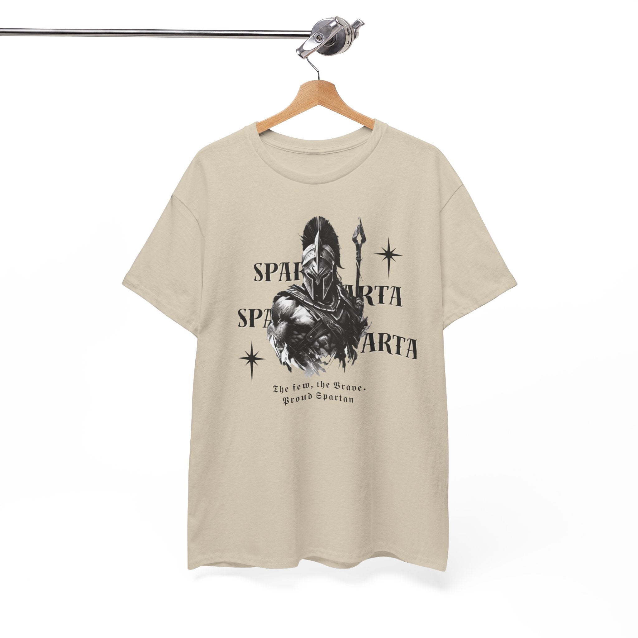 Sparta Warrior T-Shirt — "Sparta" Graphic Spartan Helmet & Spear Tee | Premium Streetwear