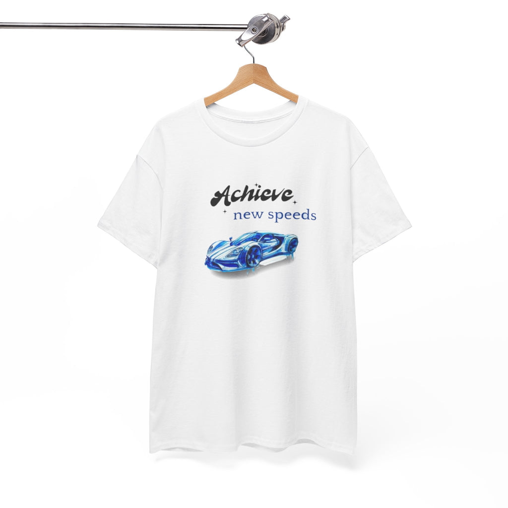 Achieve New Speeds Tee — Sports Car Graphic T-Shirt | Premium Streetwear