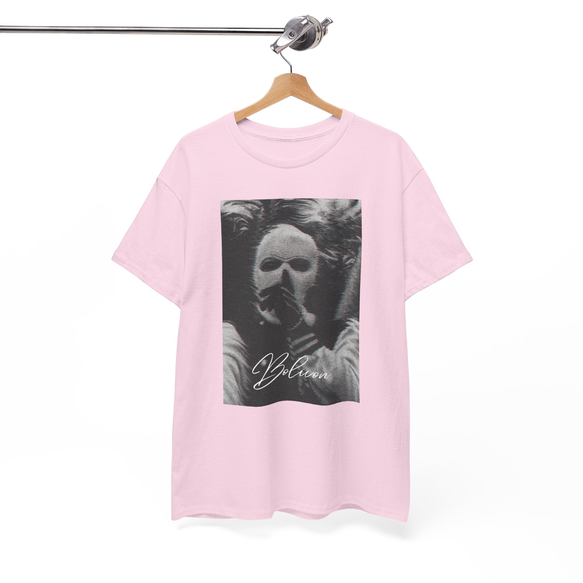 Signal Noise Graphic Tee — Distorted Balaclava Print | Premium Streetwear