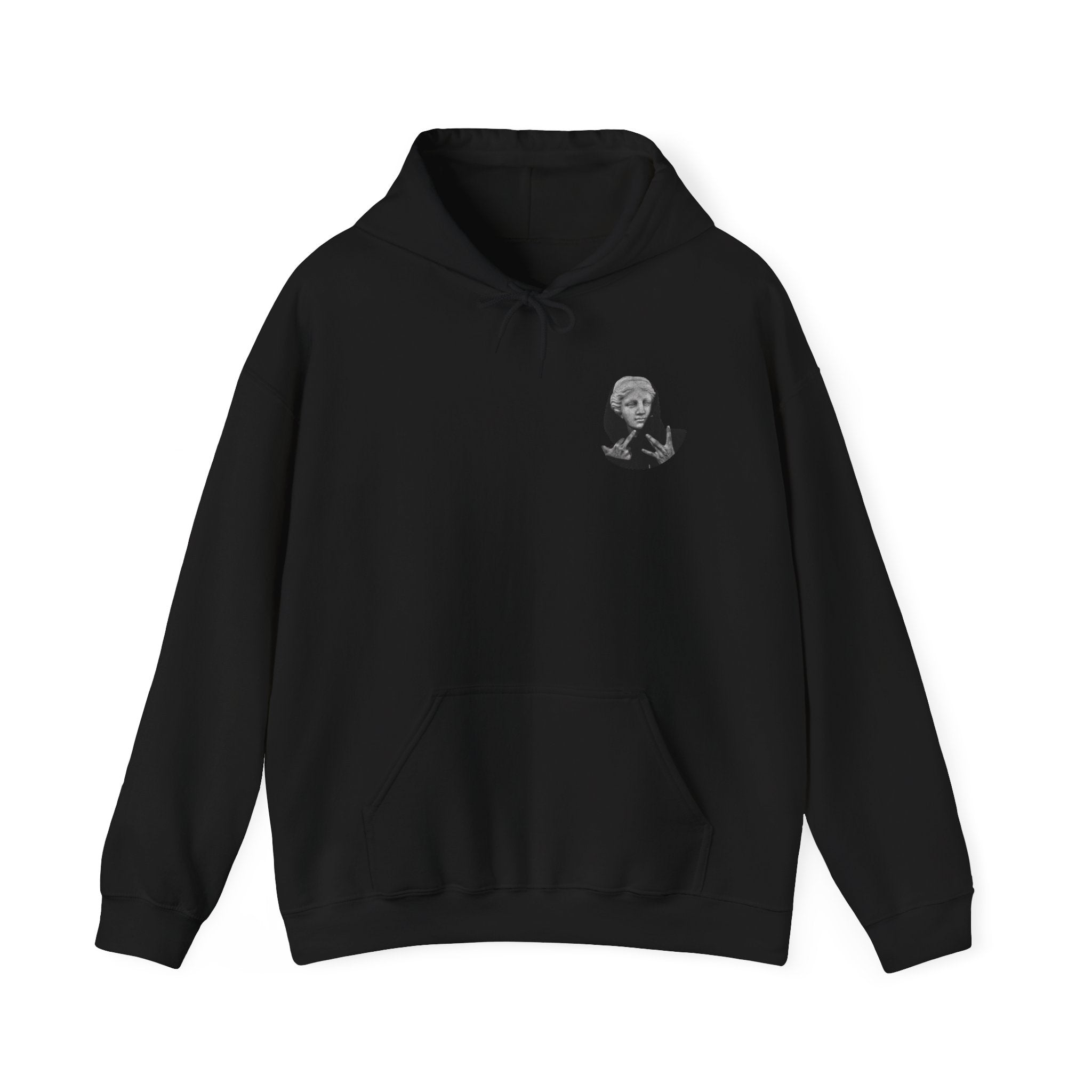 Modern Relic Greek Rebellion Graphic Hoodie — Ancient Statue Art Pullover | Premium Streetwear