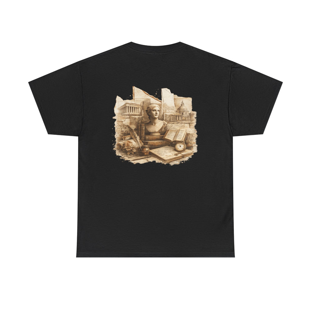 Bolivon Renaissance Tee — Vintage Classical Ruins Graphic T-Shirt | Premium Cotton