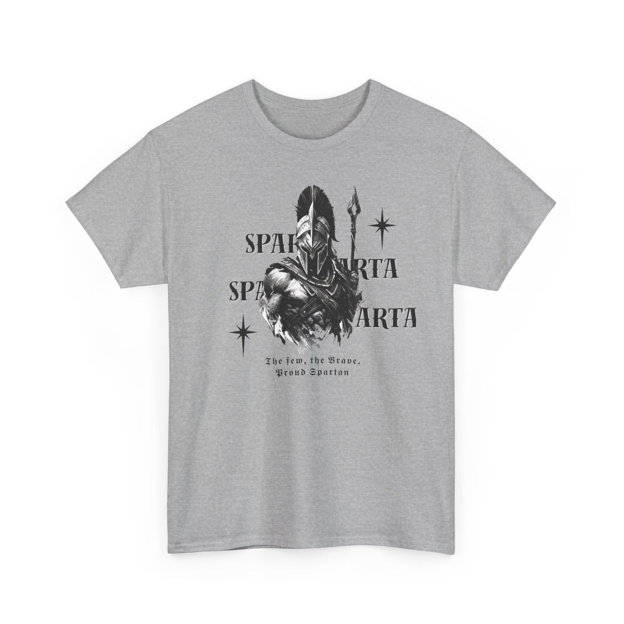 Sparta Warrior T-Shirt — "Sparta" Graphic Spartan Helmet & Spear Tee | Premium Streetwear
