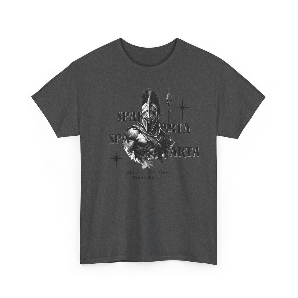 Sparta Warrior T-Shirt — "Sparta" Graphic Spartan Helmet & Spear Tee | Premium Streetwear