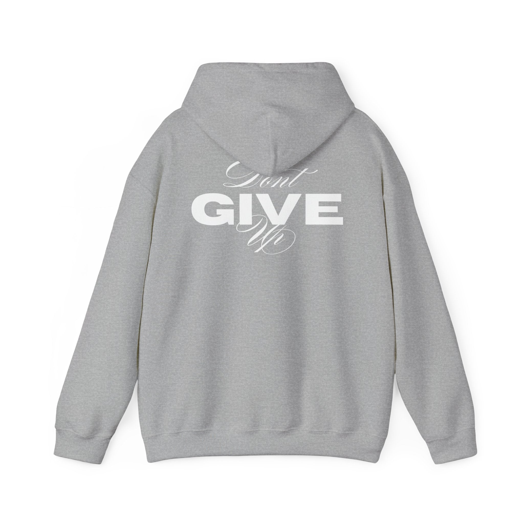 Don't Give Up Hoodie — Motivational Graphic Pullover | Premium Streetwear