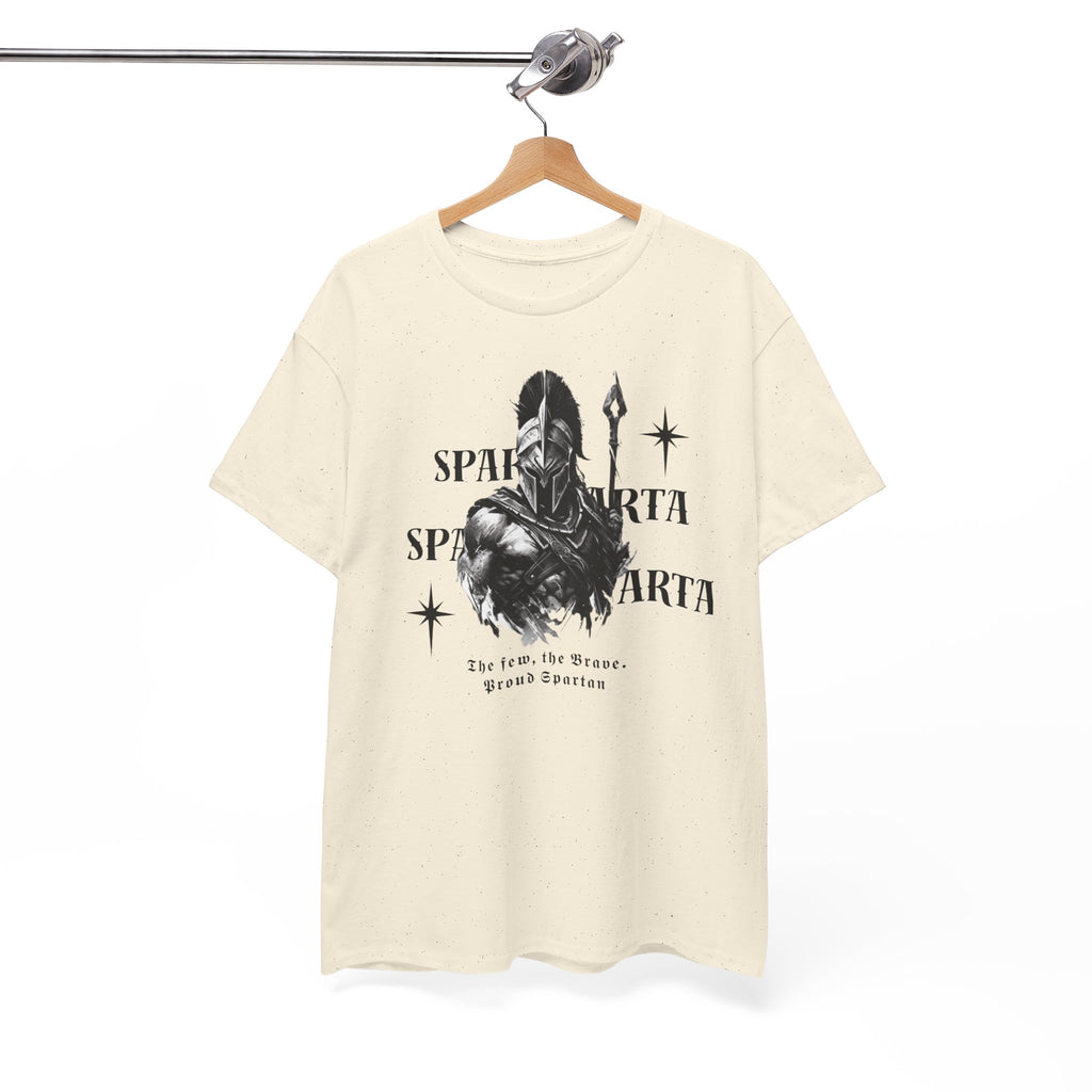 Sparta Warrior T-Shirt — "Sparta" Graphic Spartan Helmet & Spear Tee | Premium Streetwear