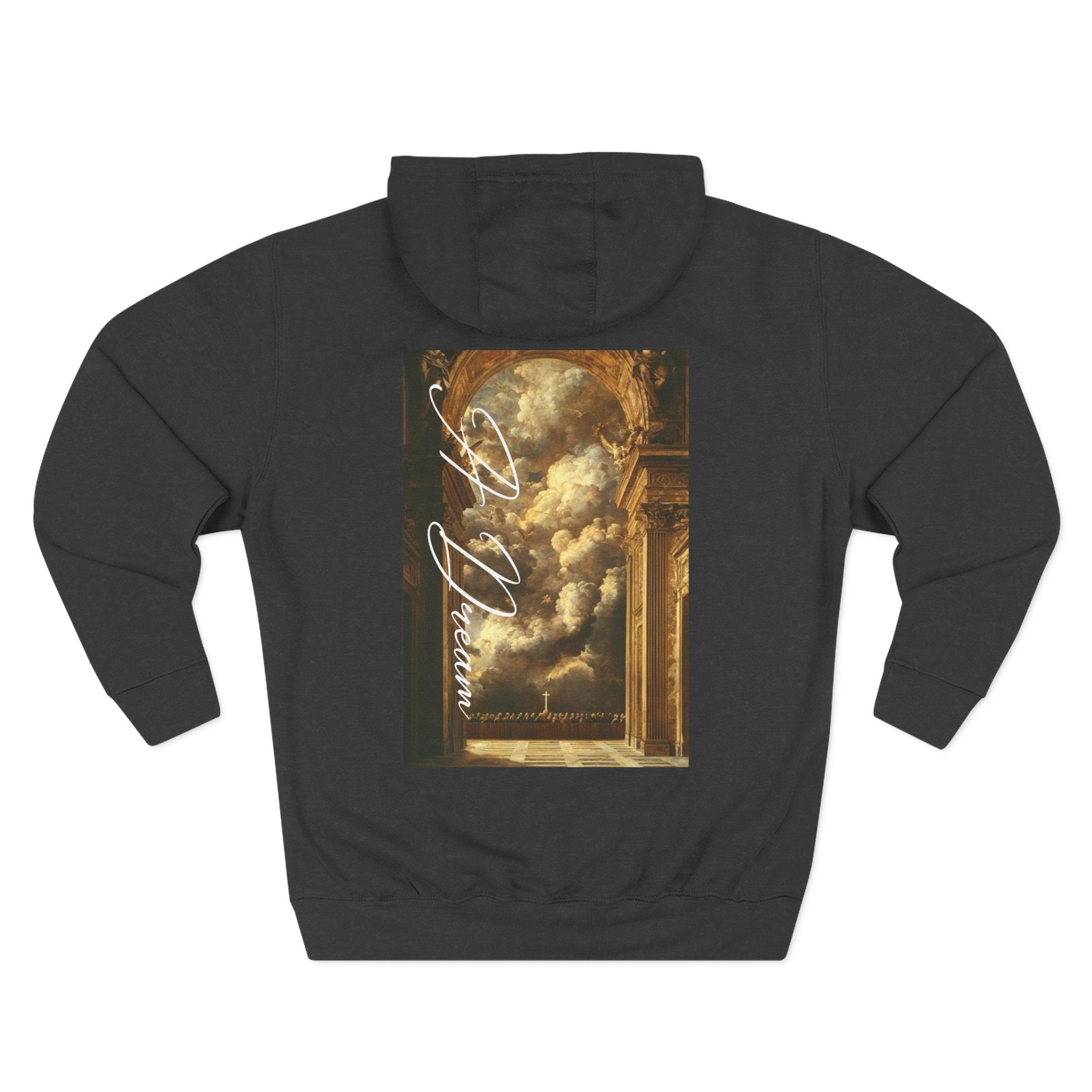Artistic Baroque Cloud Print Hoodie "A Dream"