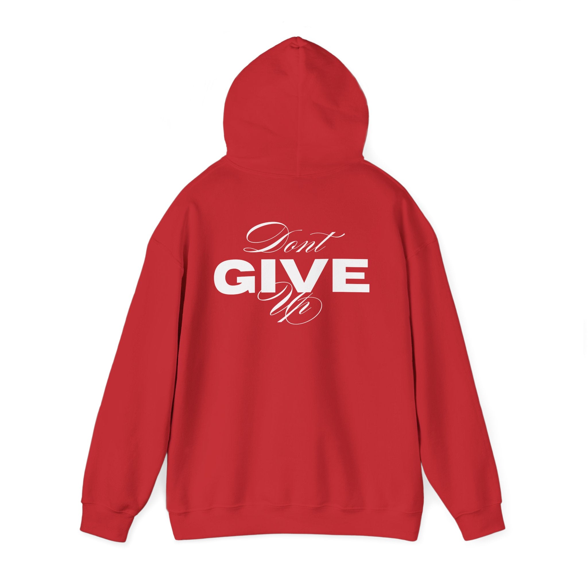 Don't Give Up Hoodie — Motivational Graphic Pullover | Premium Streetwear
