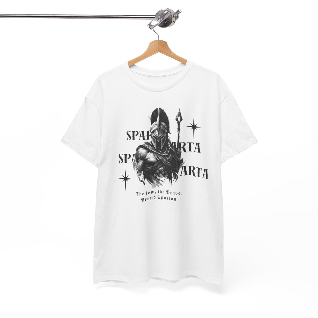 Sparta Warrior T-Shirt — "Sparta" Graphic Spartan Helmet & Spear Tee | Premium Streetwear