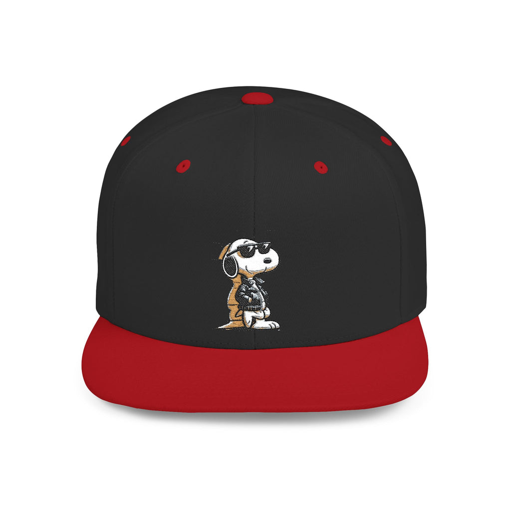 Embroidered Snoopy Snapback