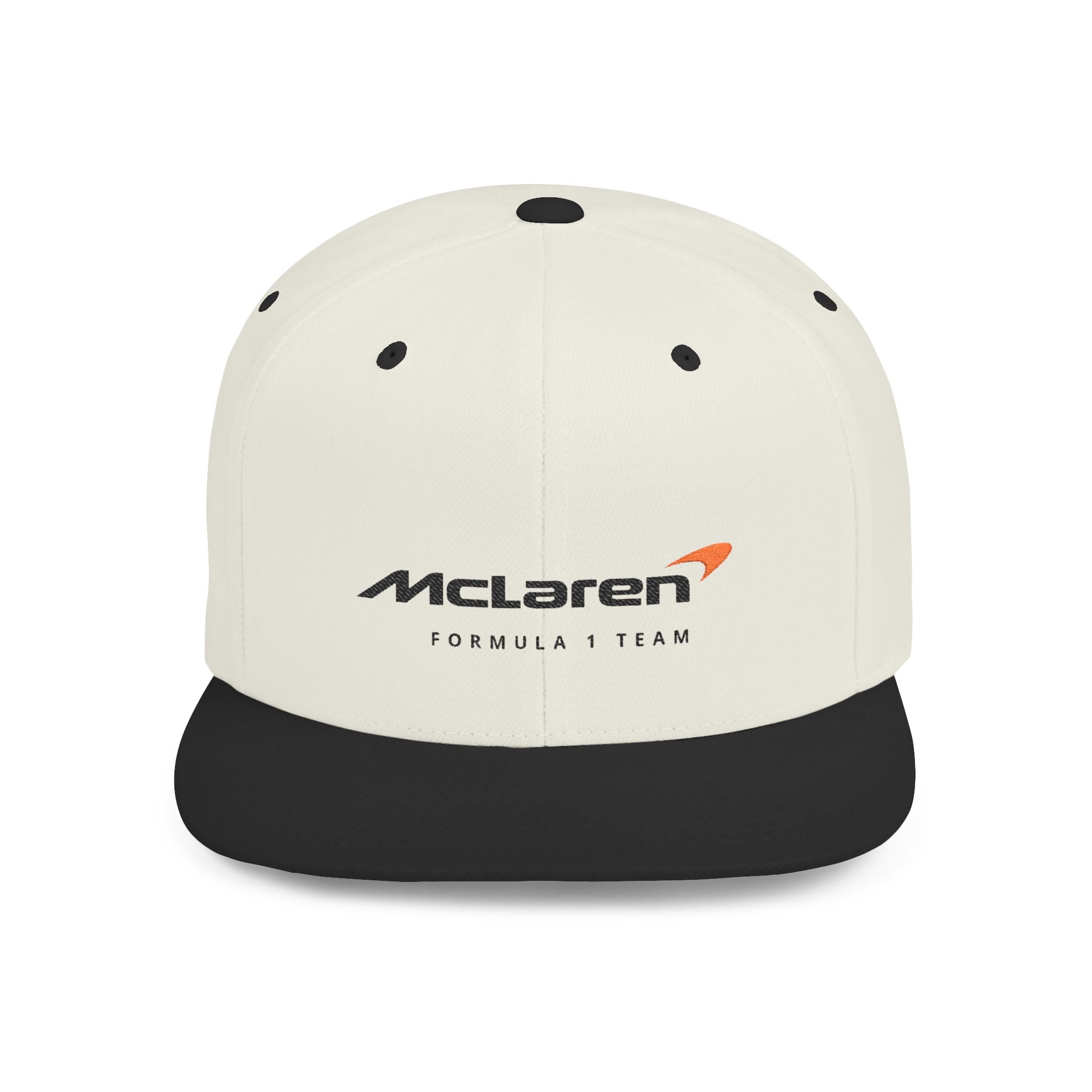 McLaren Formula 1 Flat Bill Snapback Cap, Racing Hat, Motorsport Gear, Gift for Car Lovers, Summer Accessories