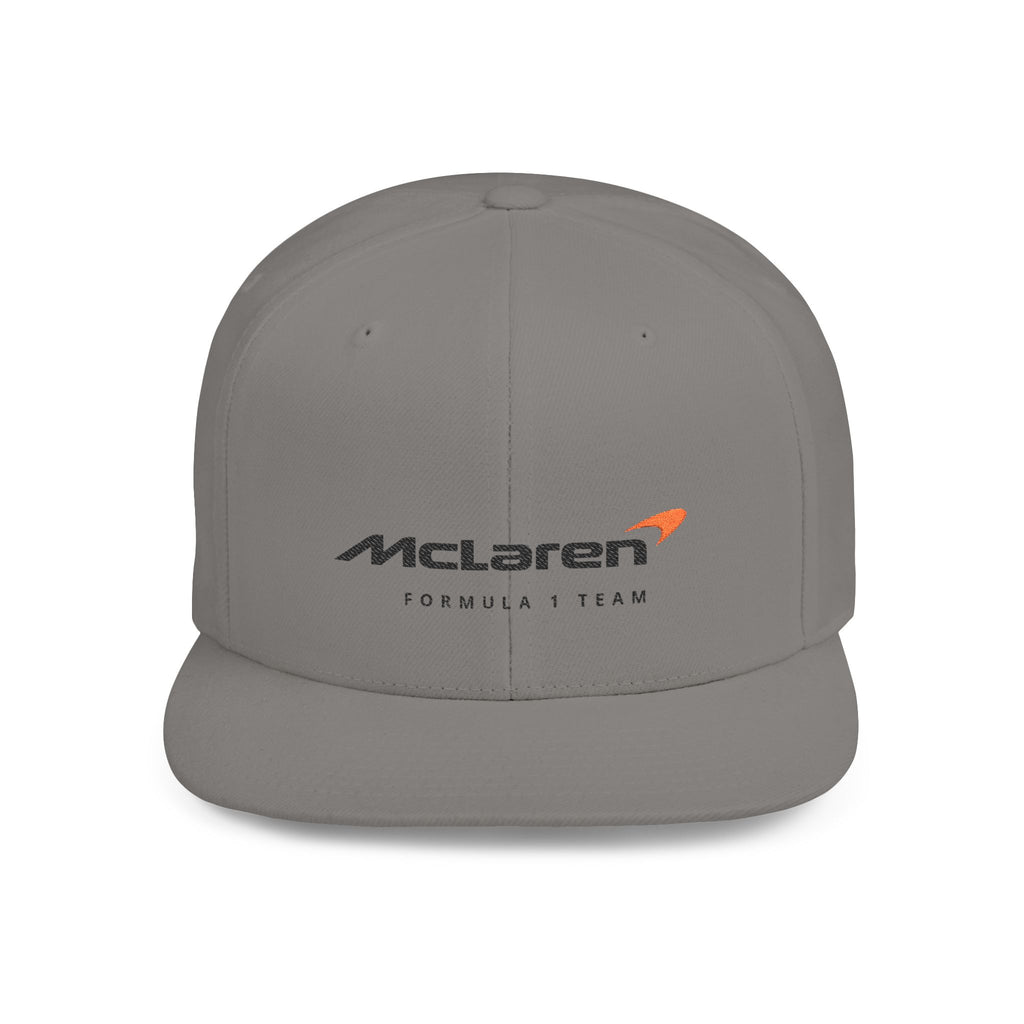 McLaren Formula 1 Flat Bill Snapback Cap, Racing Hat, Motorsport Gear, Gift for Car Lovers, Summer Accessories