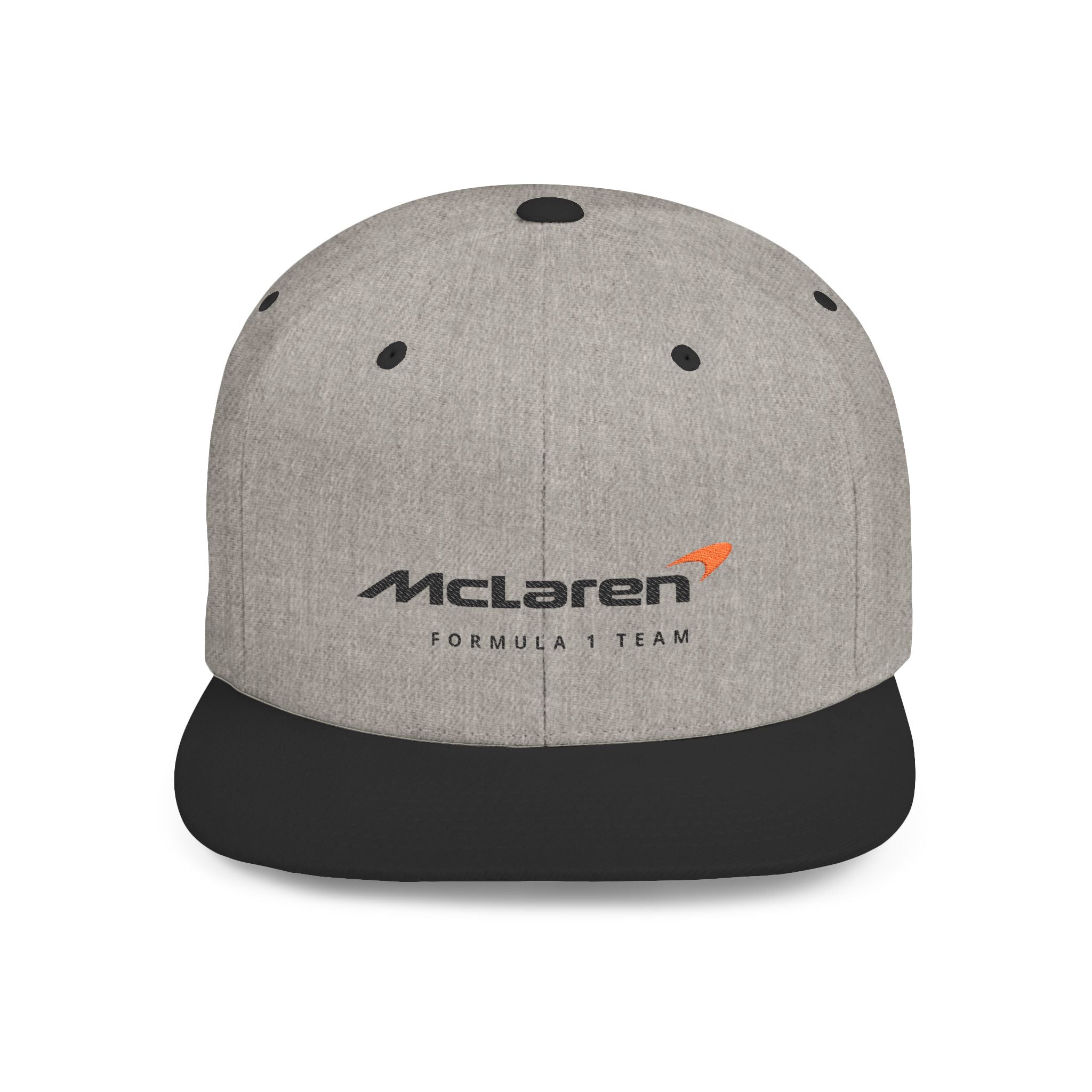 McLaren Formula 1 Flat Bill Snapback Cap, Racing Hat, Motorsport Gear, Gift for Car Lovers, Summer Accessories