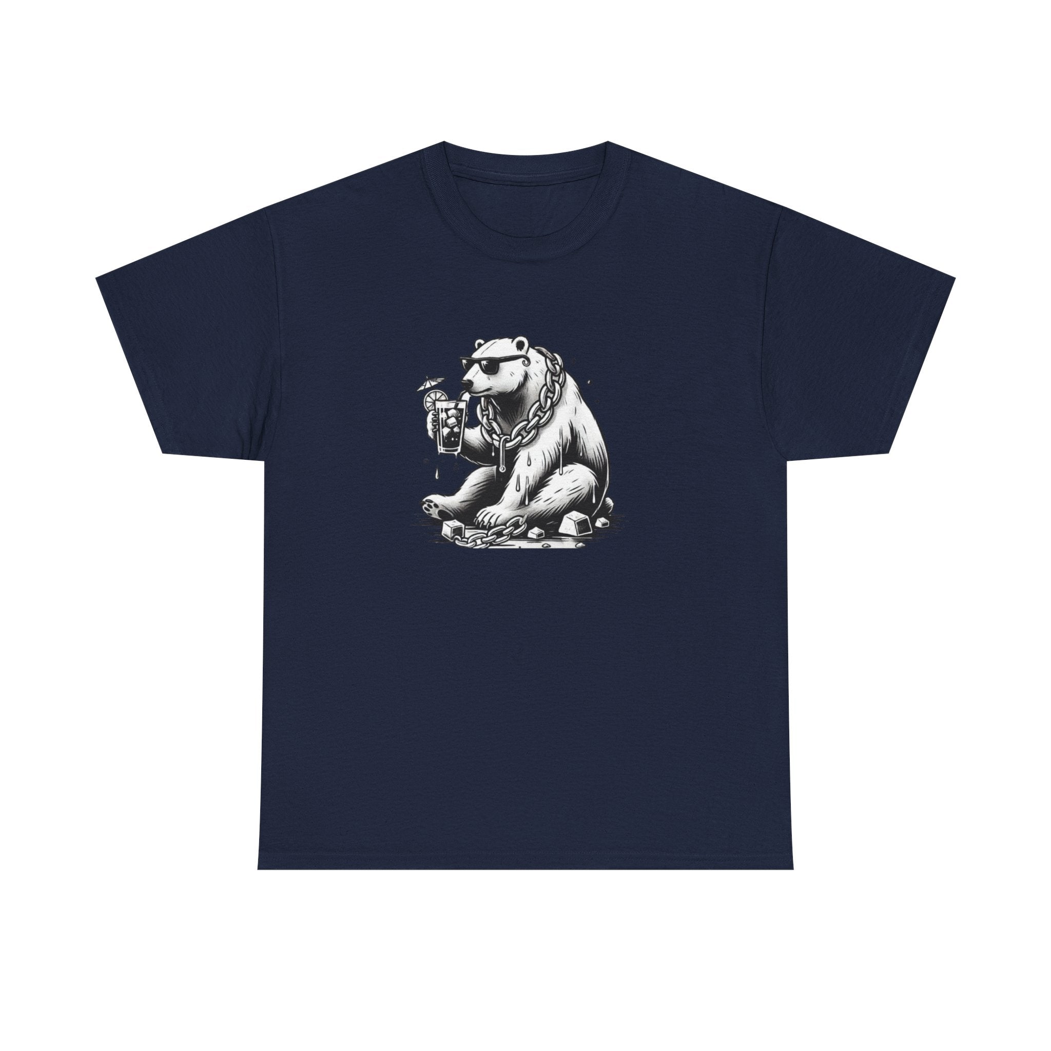 Cool Bear Graphic T-Shirt | Sunglasses Animal Tee | Streetwear Design