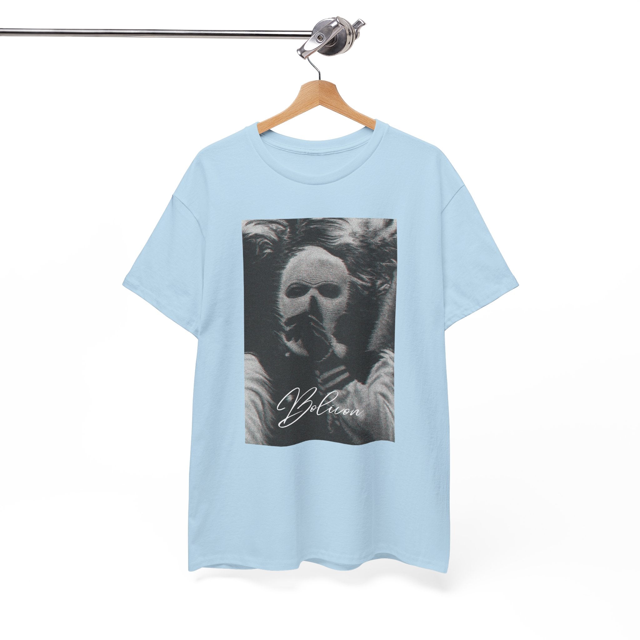 Signal Noise Graphic Tee — Distorted Balaclava Print | Premium Streetwear