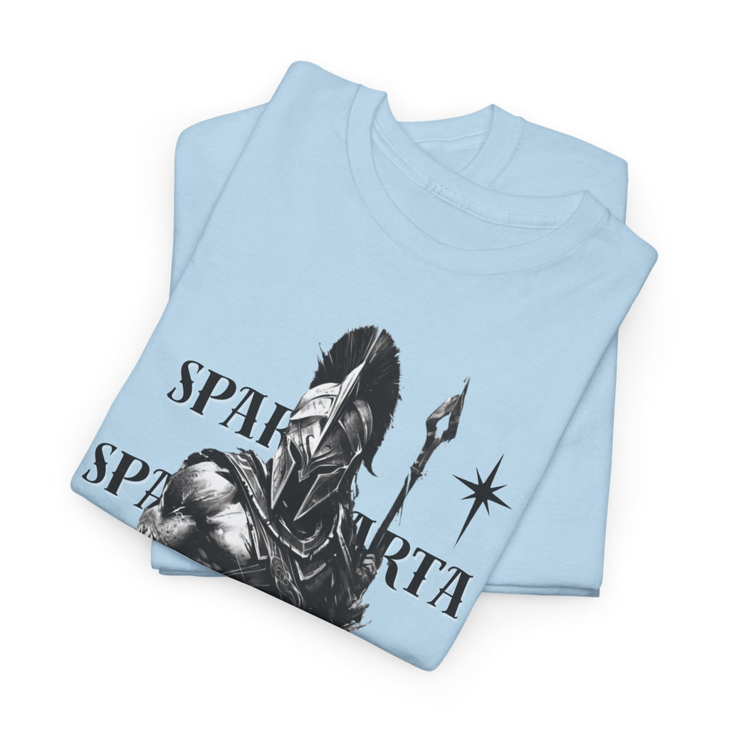Sparta Warrior T-Shirt — "Sparta" Graphic Spartan Helmet & Spear Tee | Premium Streetwear