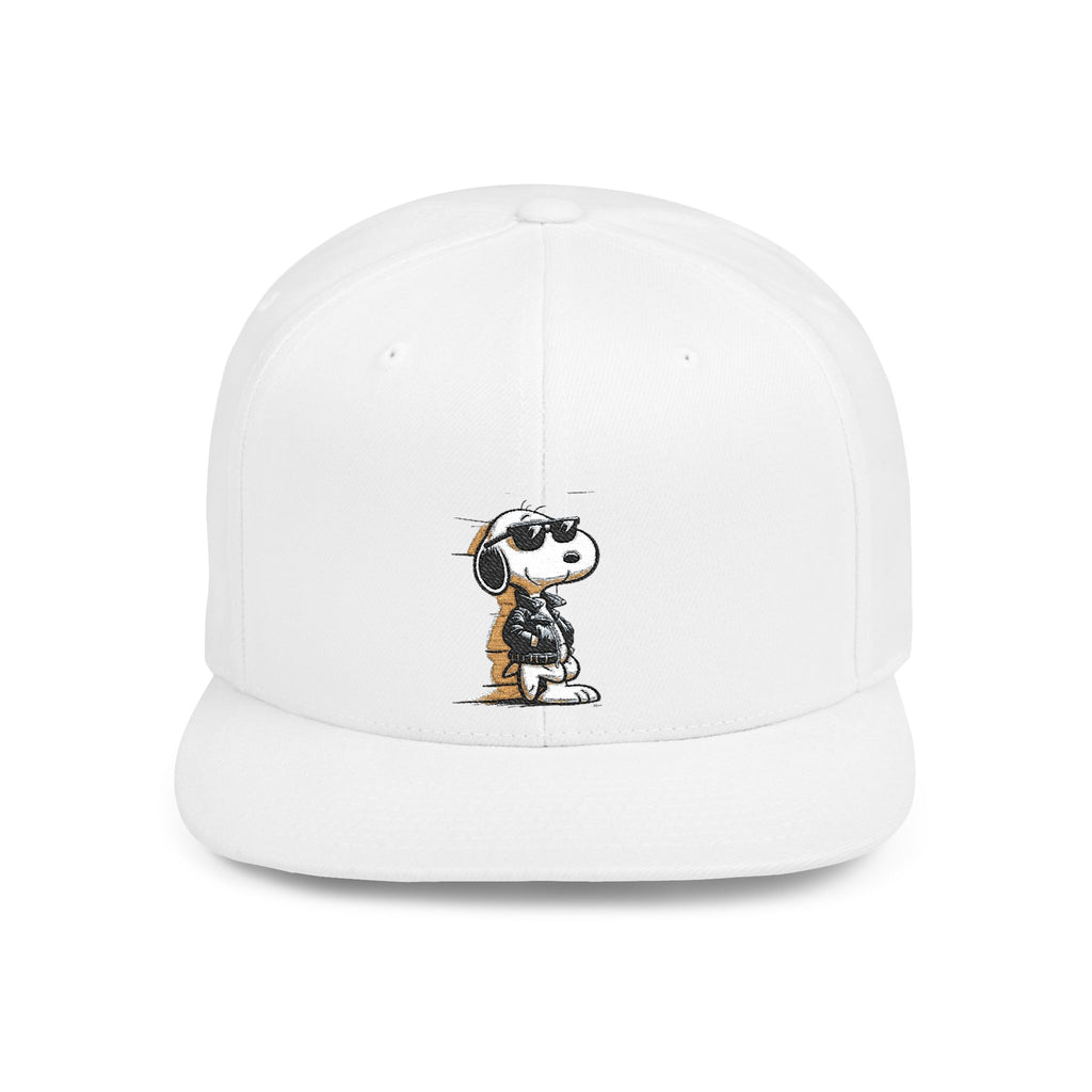 Embroidered Snoopy Snapback