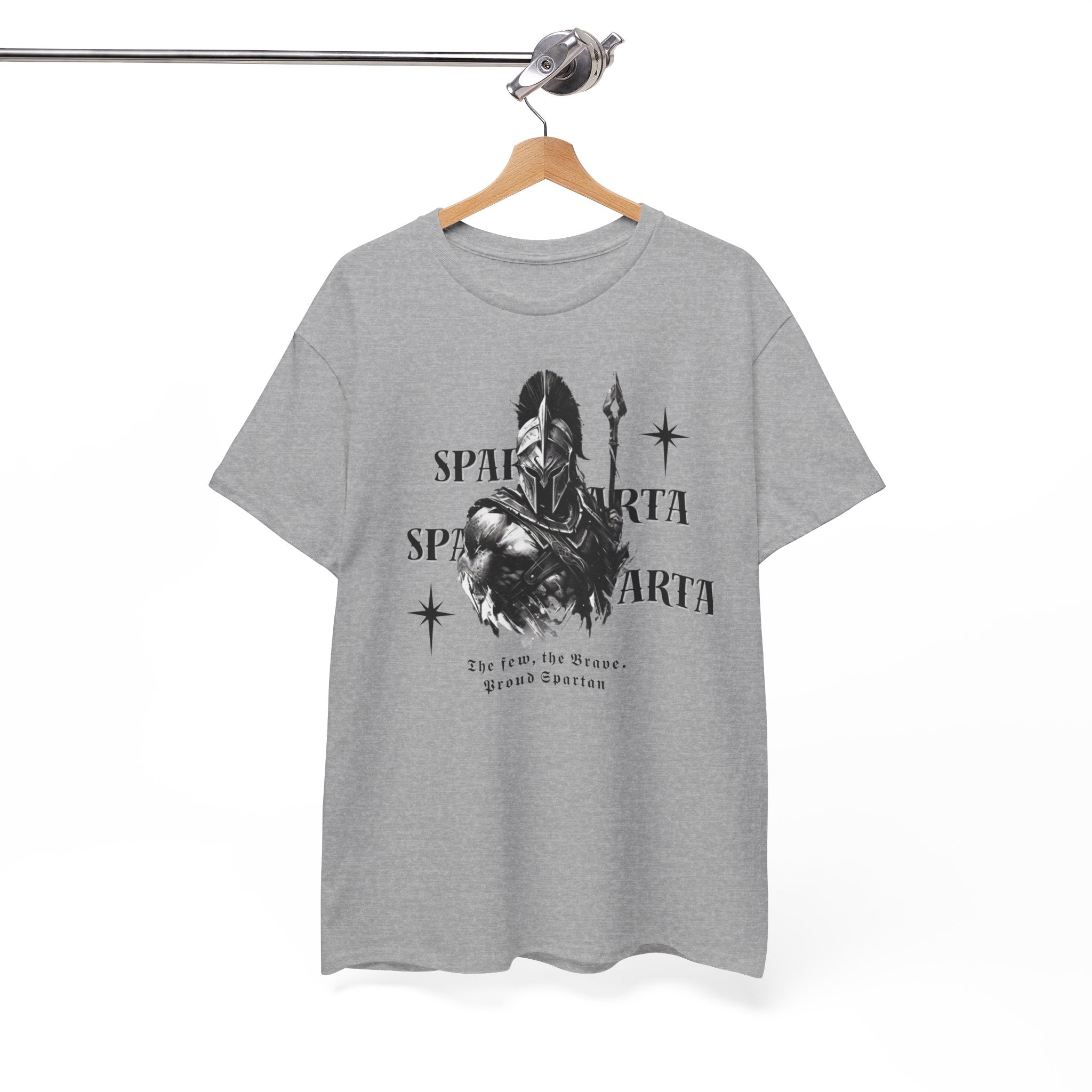 Sparta Warrior T-Shirt — "Sparta" Graphic Spartan Helmet & Spear Tee | Premium Streetwear