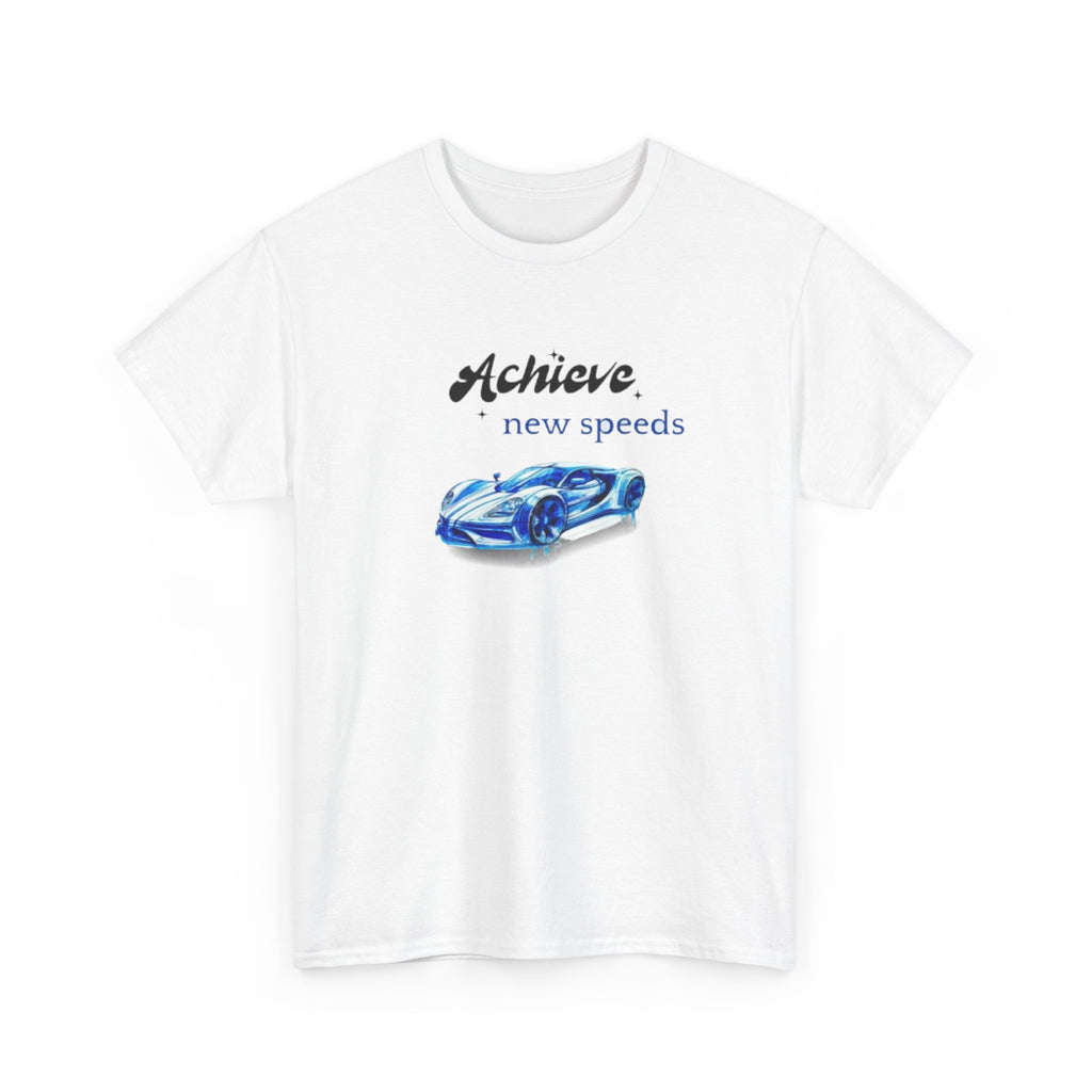Achieve New Speeds Tee — Sports Car Graphic T-Shirt | Premium Streetwear