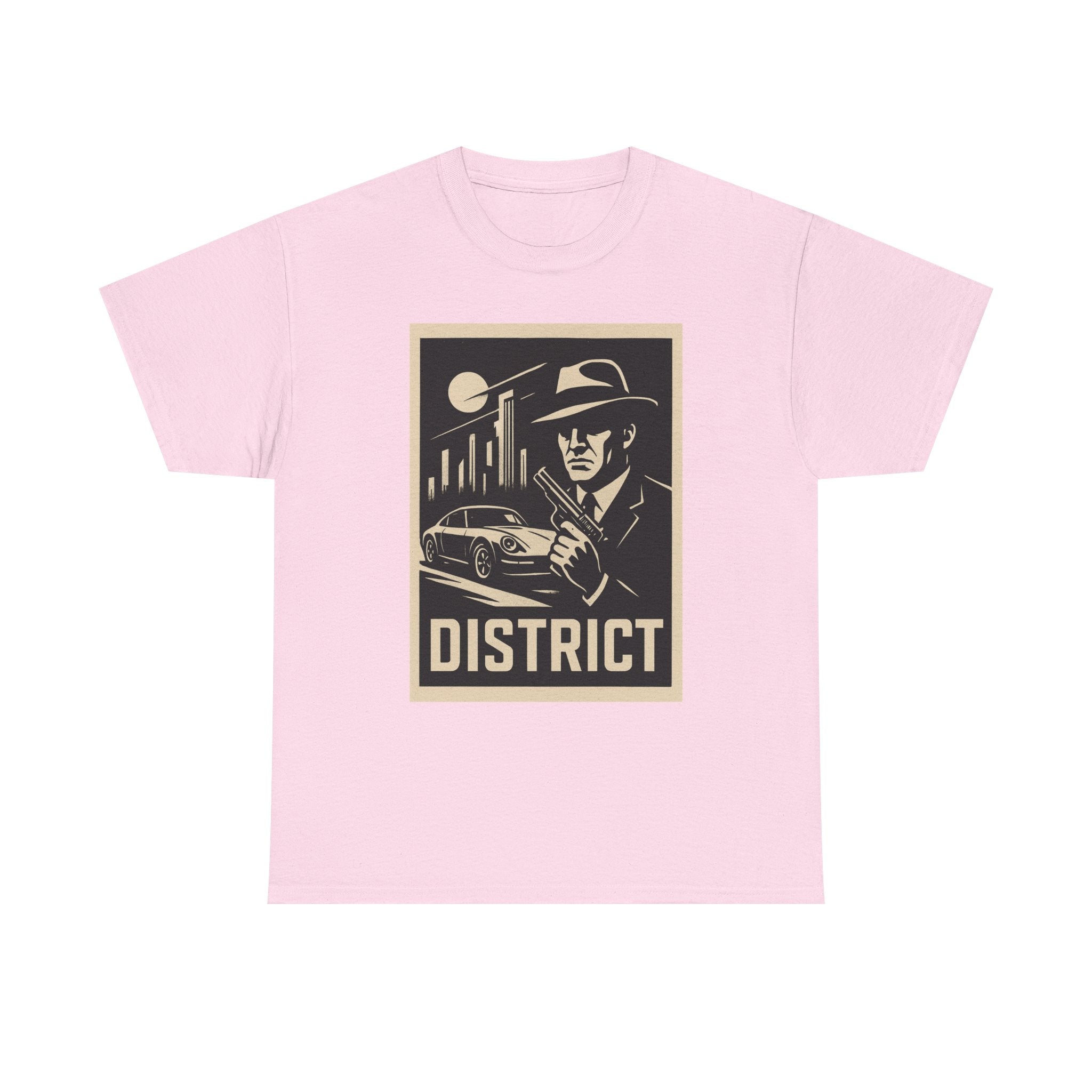 District Noir Tee — Vintage Detective Graphic T-Shirt | Premium Streetwear