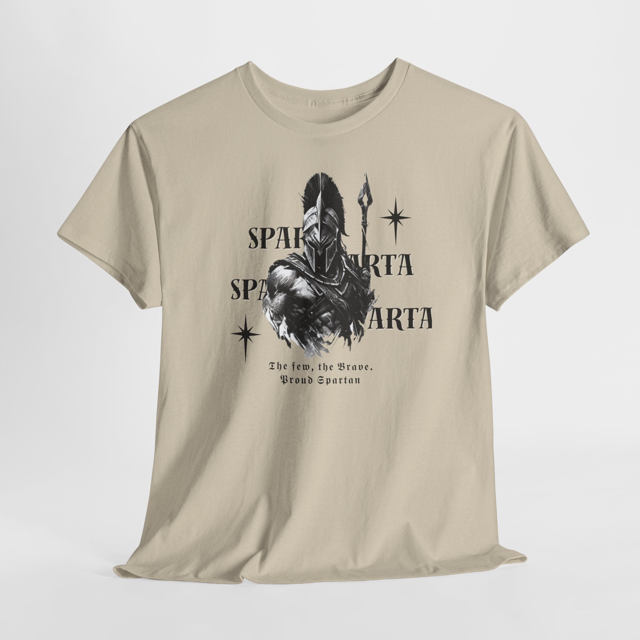 Sparta Warrior T-Shirt — "Sparta" Graphic Spartan Helmet & Spear Tee | Premium Streetwear