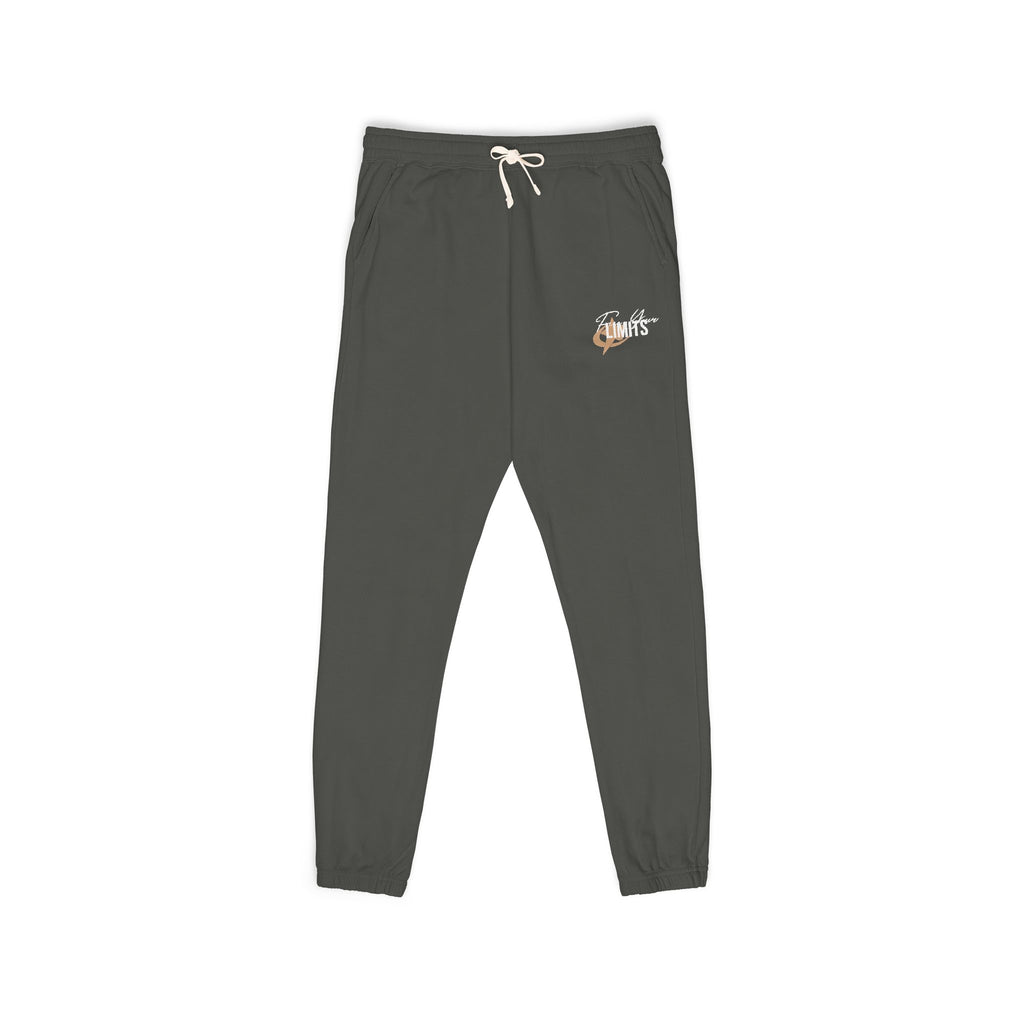 Fleece Sweatpants — Retro "Face your Limits" Cotton Streetwear Set