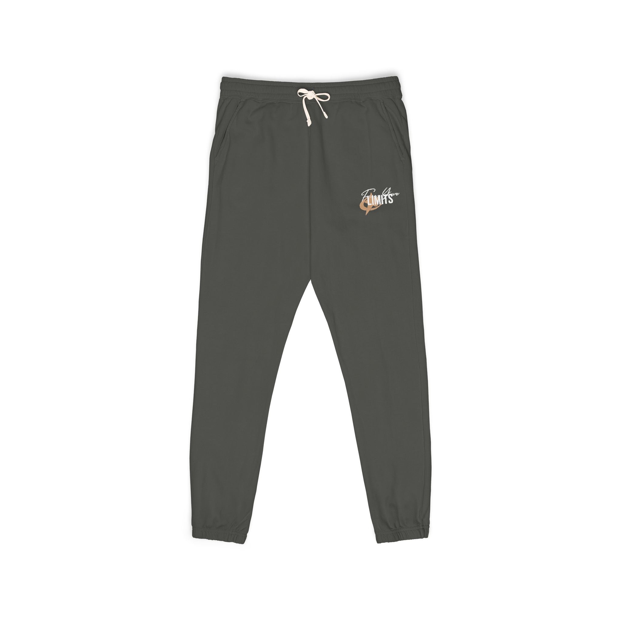 Fleece Sweatpants — Retro "Face your Limits" Cotton Streetwear Set