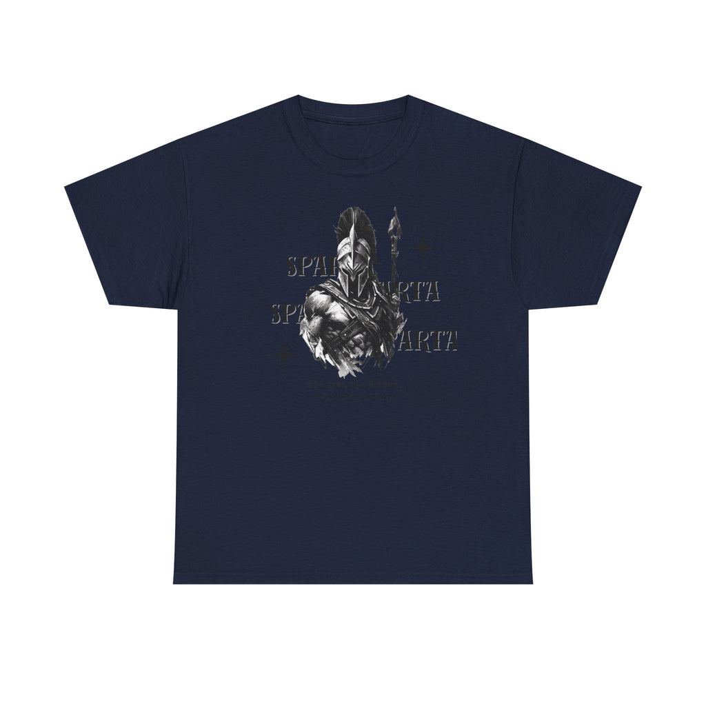 Sparta Warrior T-Shirt — "Sparta" Graphic Spartan Helmet & Spear Tee | Premium Streetwear