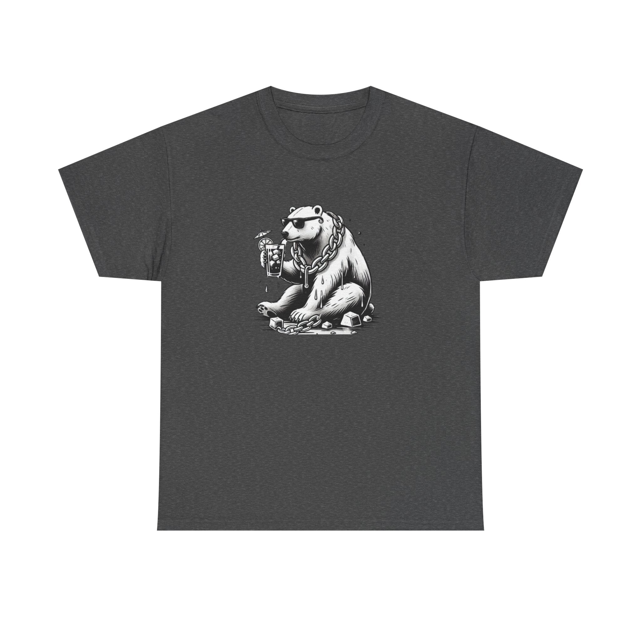 Cool Bear Graphic T-Shirt | Sunglasses Animal Tee | Streetwear Design