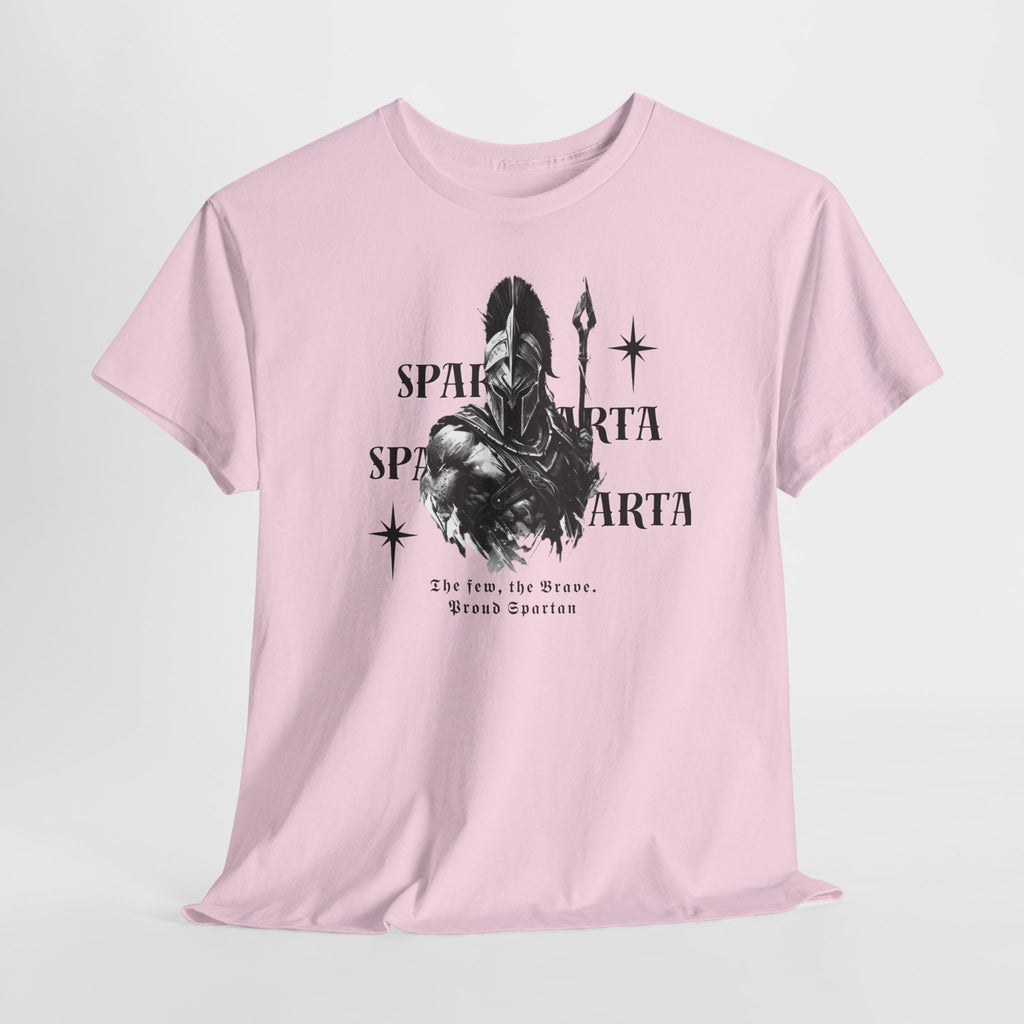 Sparta Warrior T-Shirt — "Sparta" Graphic Spartan Helmet & Spear Tee | Premium Streetwear