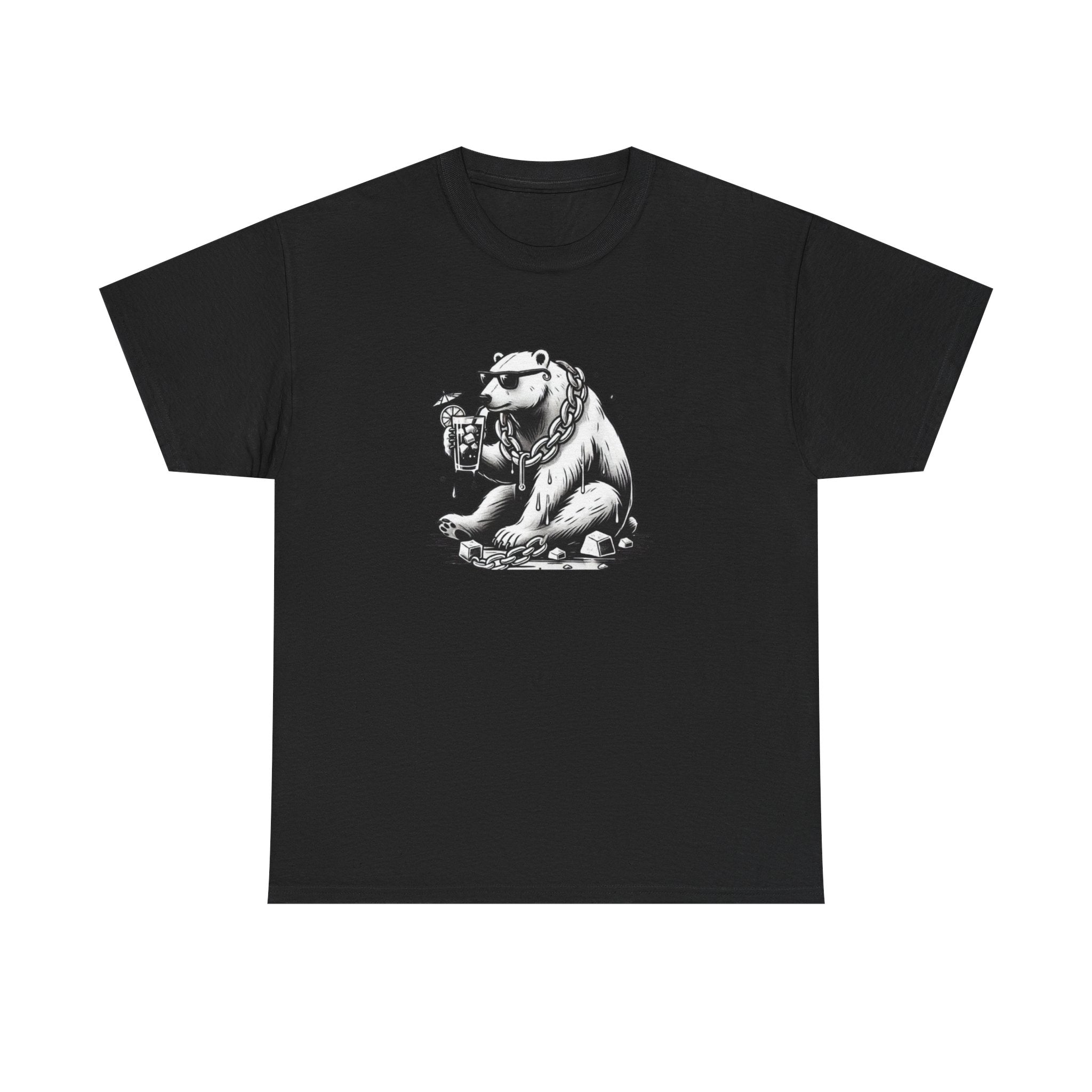 Cool Bear Graphic T-Shirt | Sunglasses Animal Tee | Streetwear Design
