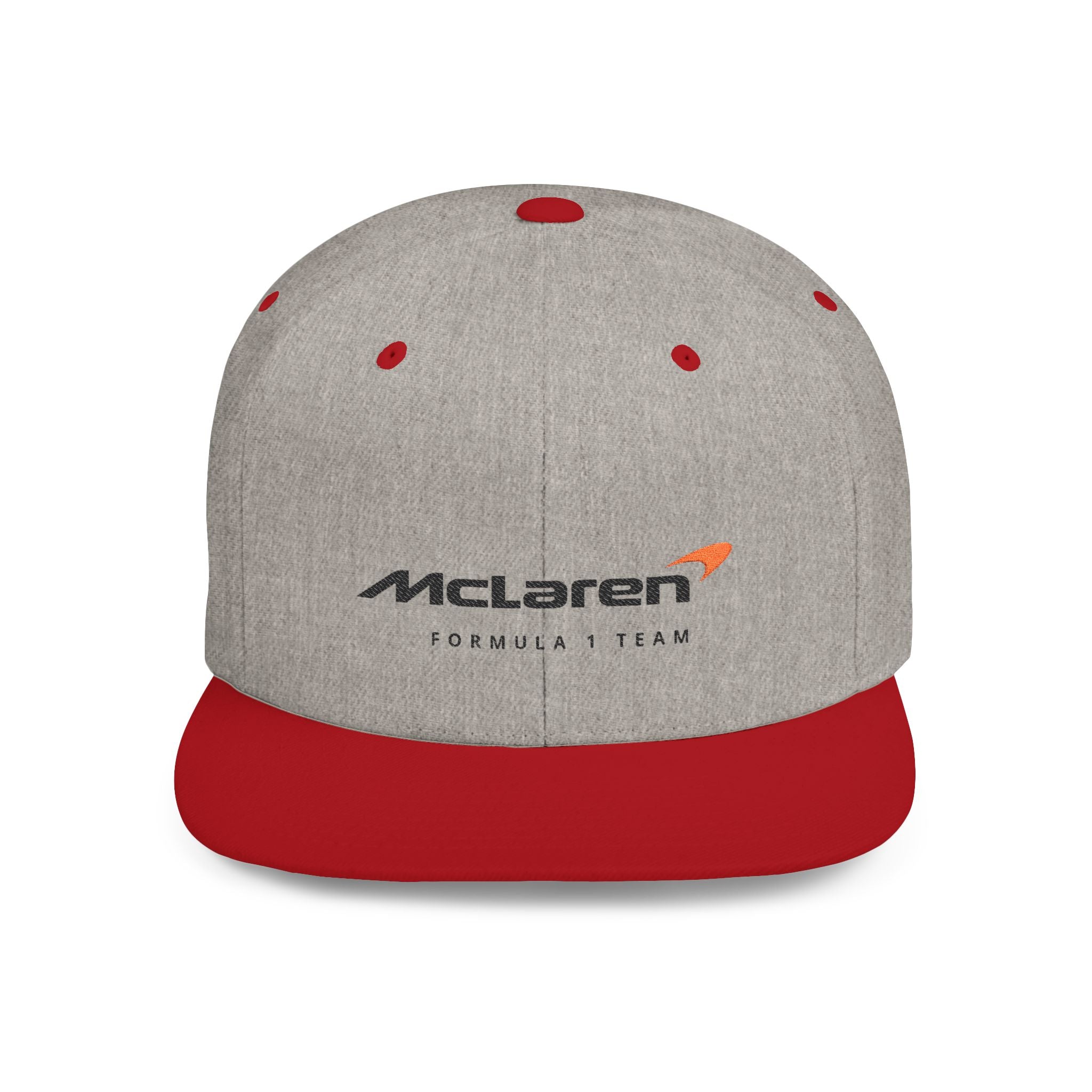 McLaren Formula 1 Flat Bill Snapback Cap, Racing Hat, Motorsport Gear, Gift for Car Lovers, Summer Accessories