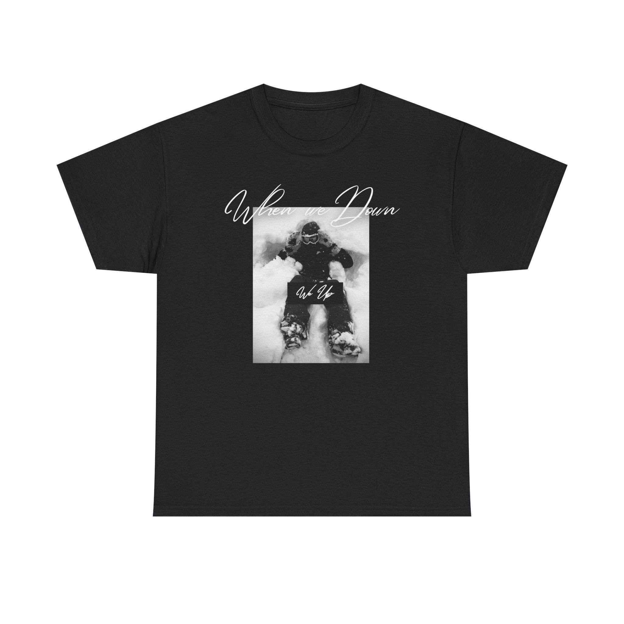 Snowboarder photo tee motivational graphic streetwear t-shirt