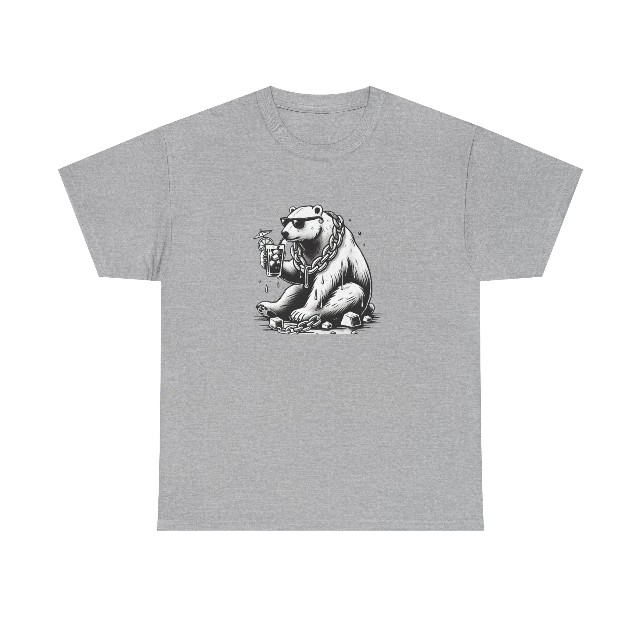Cool Bear Graphic T-Shirt | Sunglasses Animal Tee | Streetwear Design