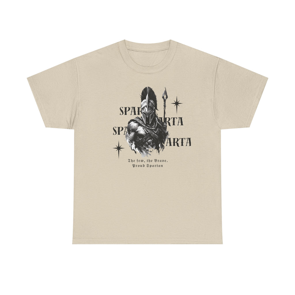 Sparta Warrior T-Shirt — "Sparta" Graphic Spartan Helmet & Spear Tee | Premium Streetwear