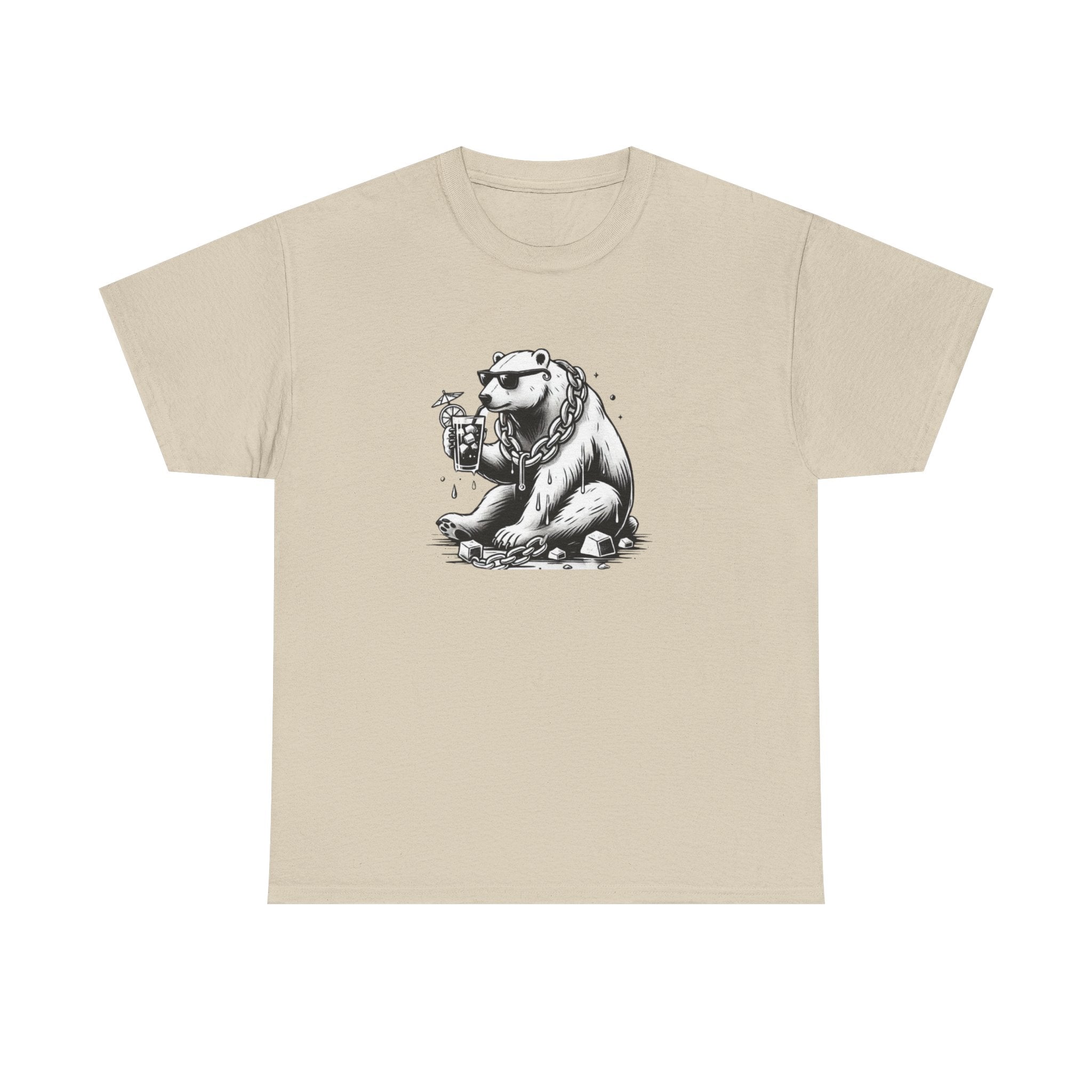 Cool Bear Graphic T-Shirt | Sunglasses Animal Tee | Streetwear Design