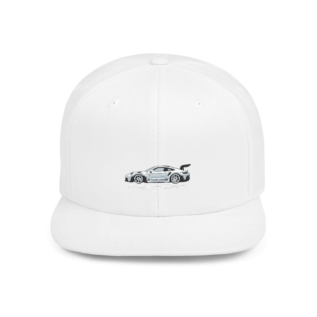 Snapback Hat - Porsche Embroidered Streetwear Casual Cap