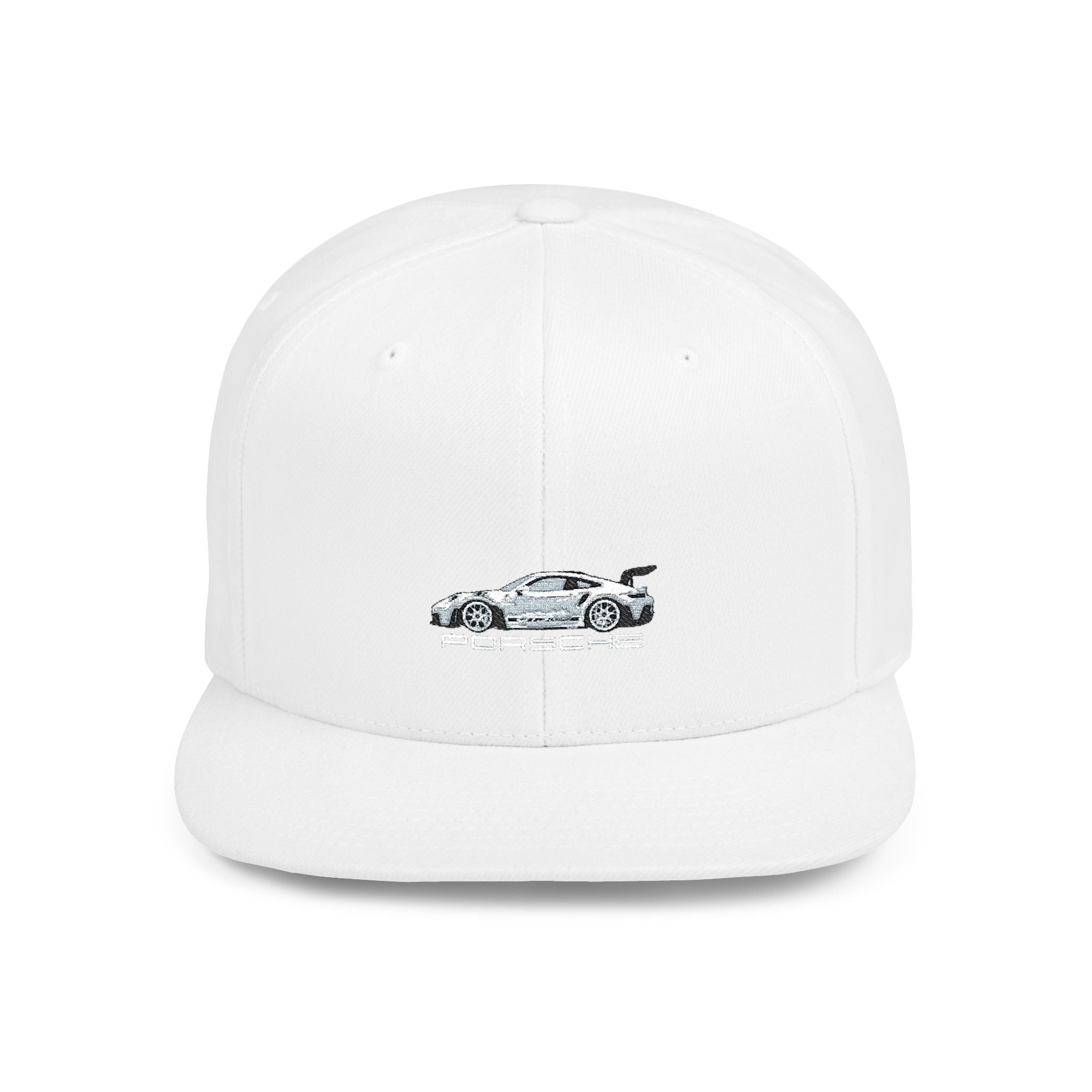 Snapback Hat - Porsche Embroidered Streetwear Casual Cap