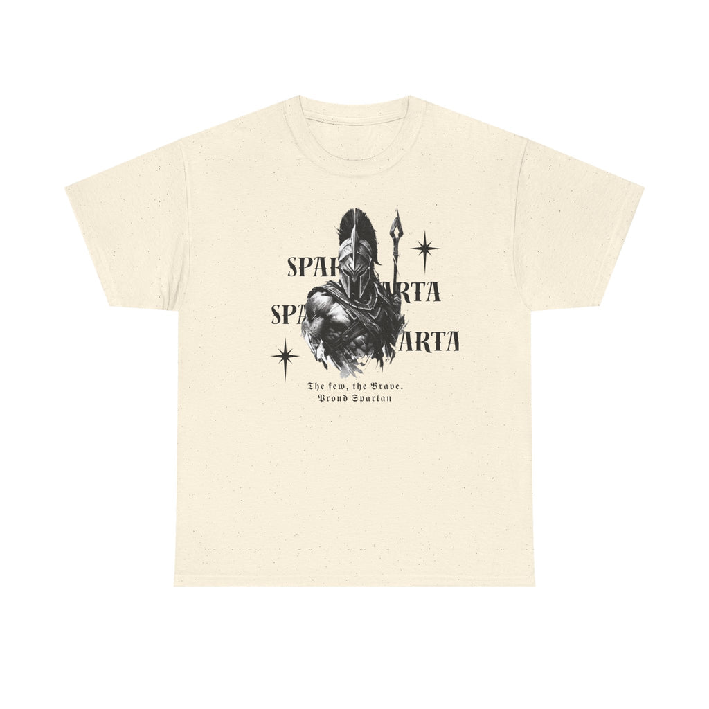 Sparta Warrior T-Shirt — "Sparta" Graphic Spartan Helmet & Spear Tee | Premium Streetwear