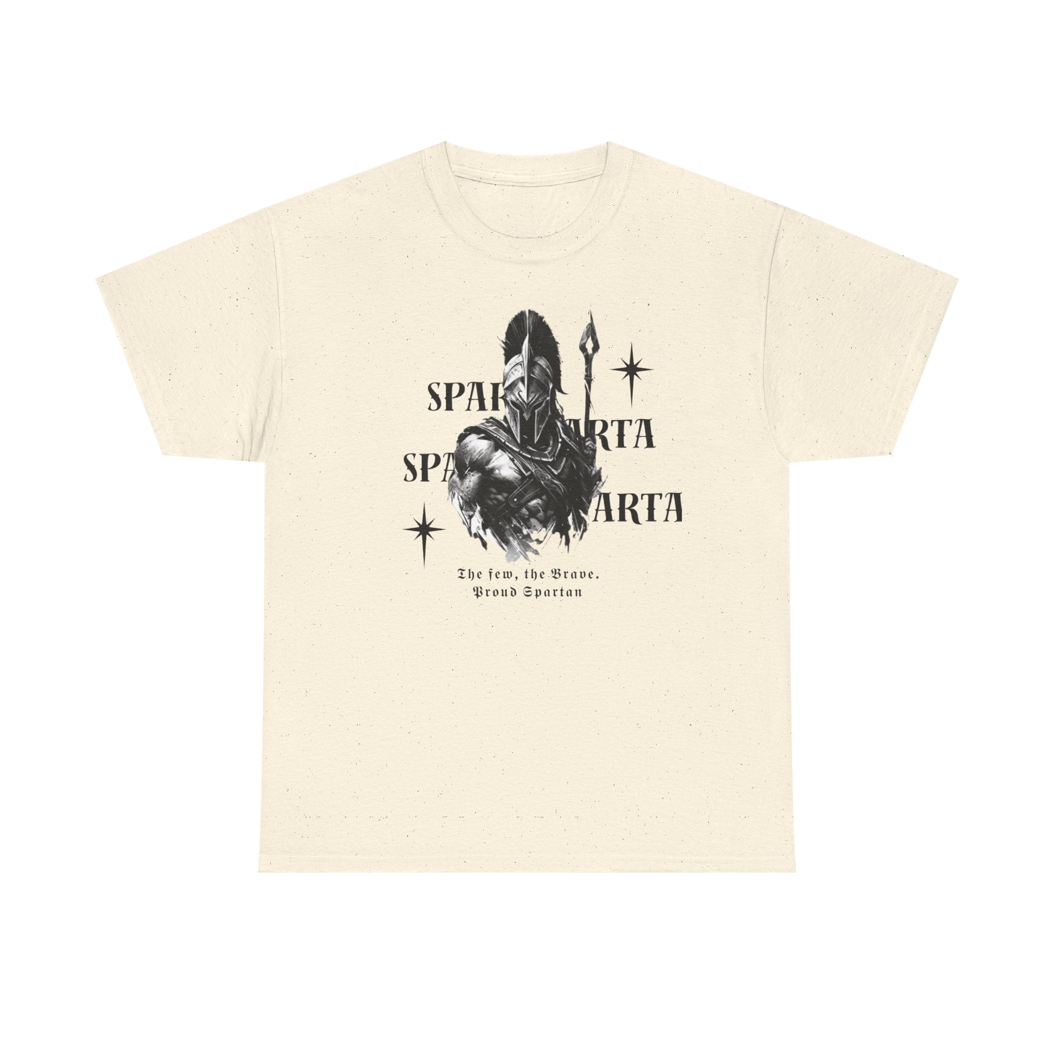 Sparta Warrior T-Shirt — "Sparta" Graphic Spartan Helmet & Spear Tee | Premium Streetwear