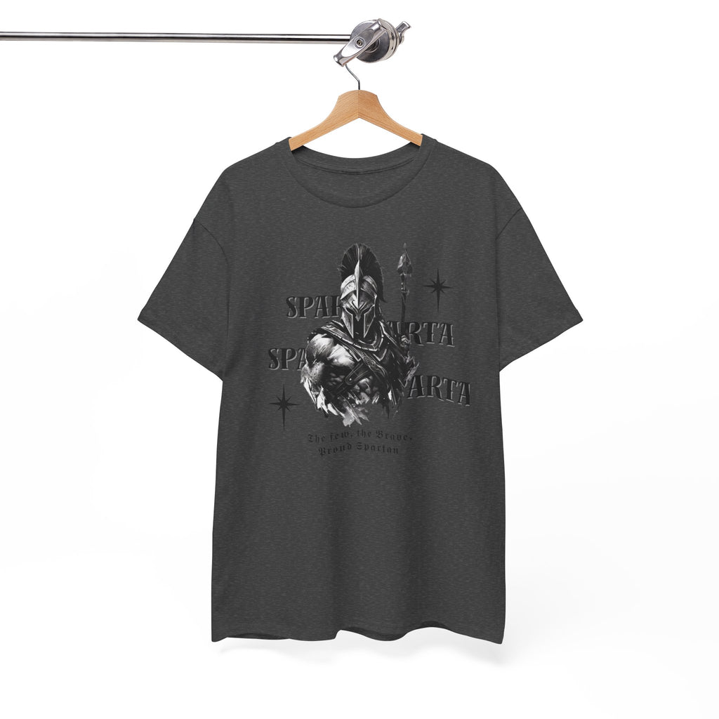 Sparta Warrior T-Shirt — "Sparta" Graphic Spartan Helmet & Spear Tee | Premium Streetwear
